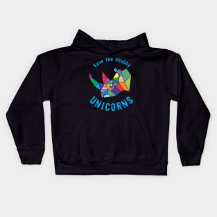 Save the Chubby Unicorn Kids Hoodie